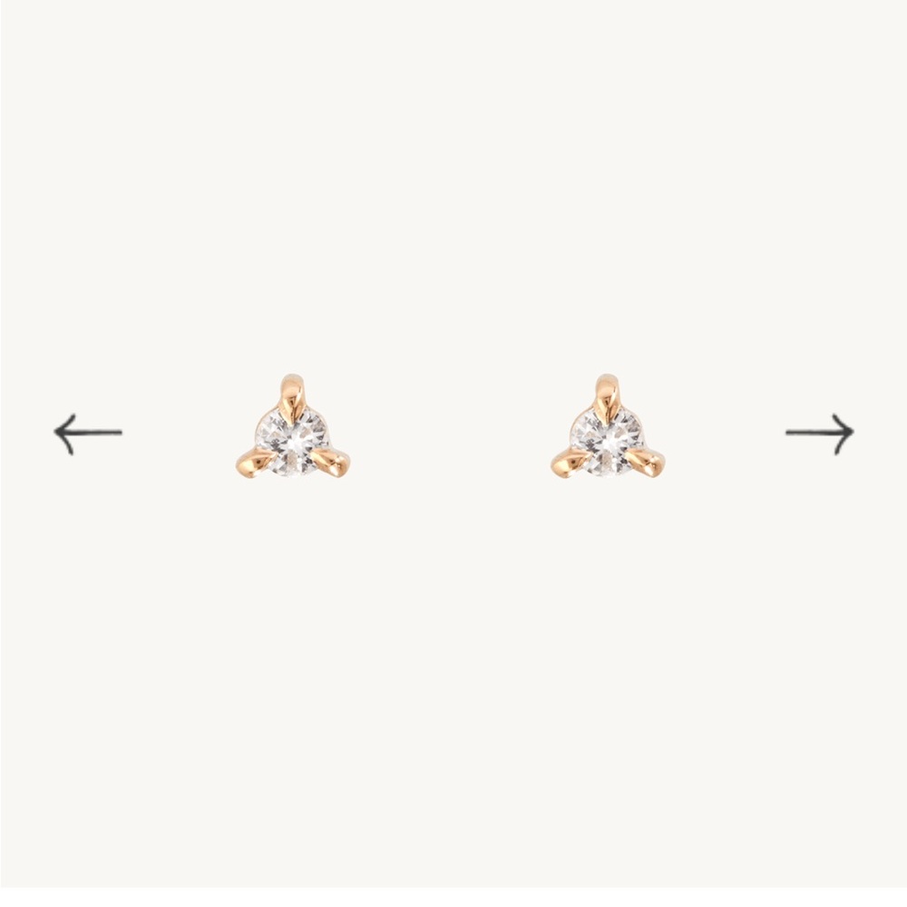 Catbird Petite Angel Hair Diamond Stud (Pair)